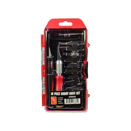 Amt 16 Piece Hobby Knife Set Skill 3 for Model Kits SCM046